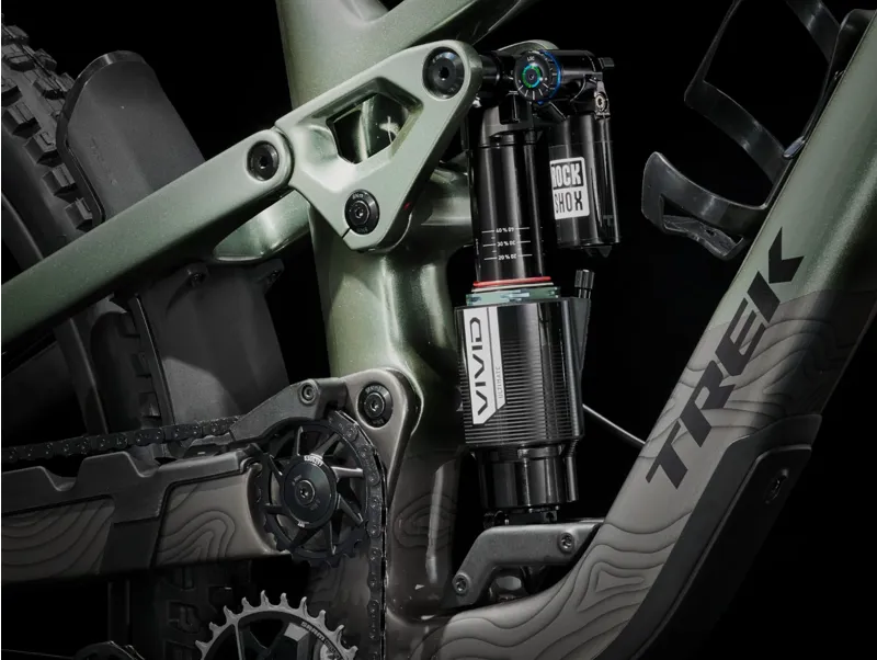 Trek Slash 9.9 XO AXS Gen 6 Full Suspension Mountain Bike 2024 in Lichen Green-5